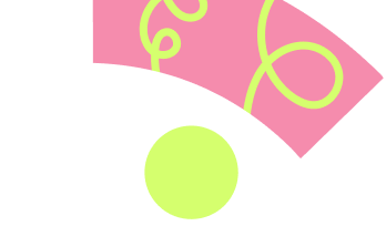 Ilustração de uma decoração rosa